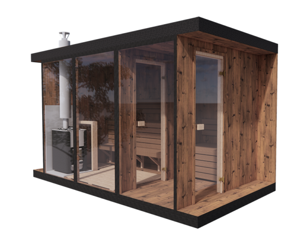 Modulinė pirtis AINARA A+B MINI Modelis Modulinės pirtys Ainara A+B MINI Modelis