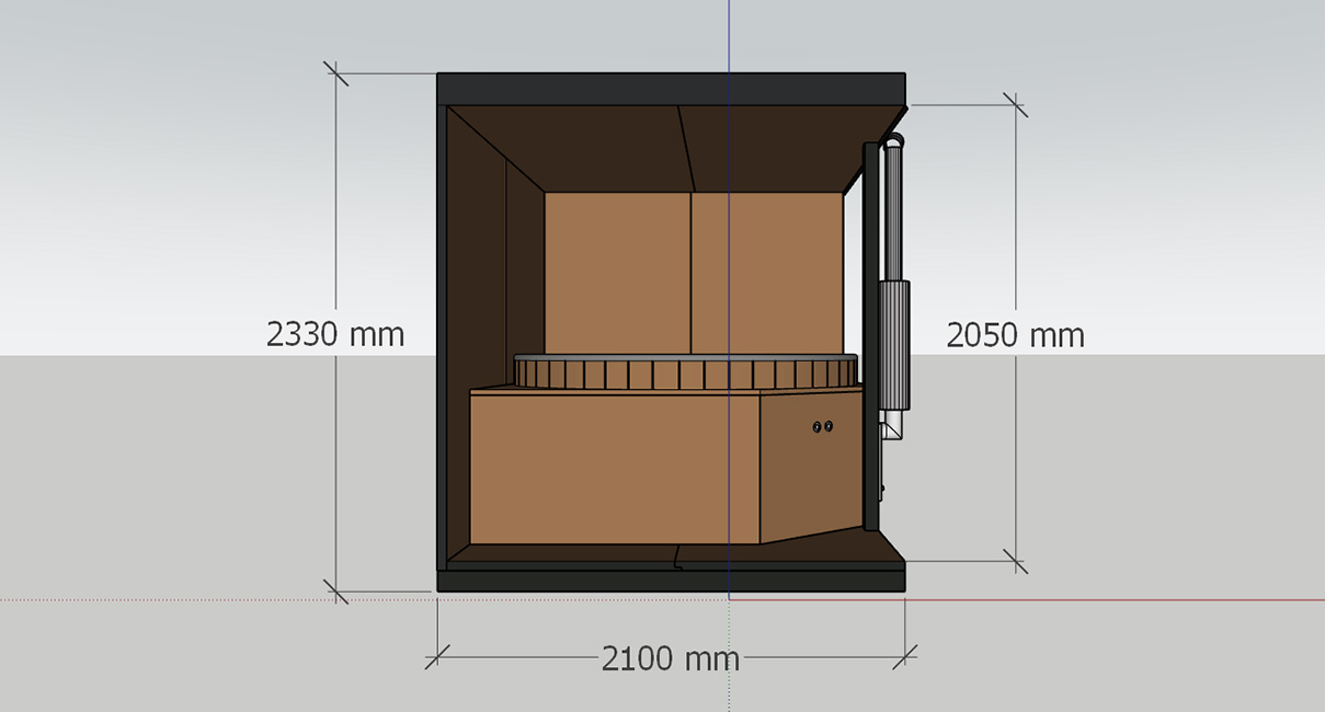 Modulinė pirtis Ainara C Modelis